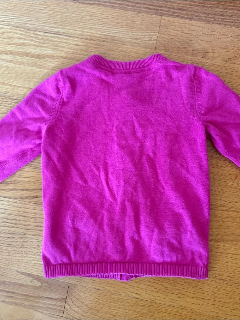 The Children’s Place Girls Bright Fuchsia Button Cardigan with Pockets